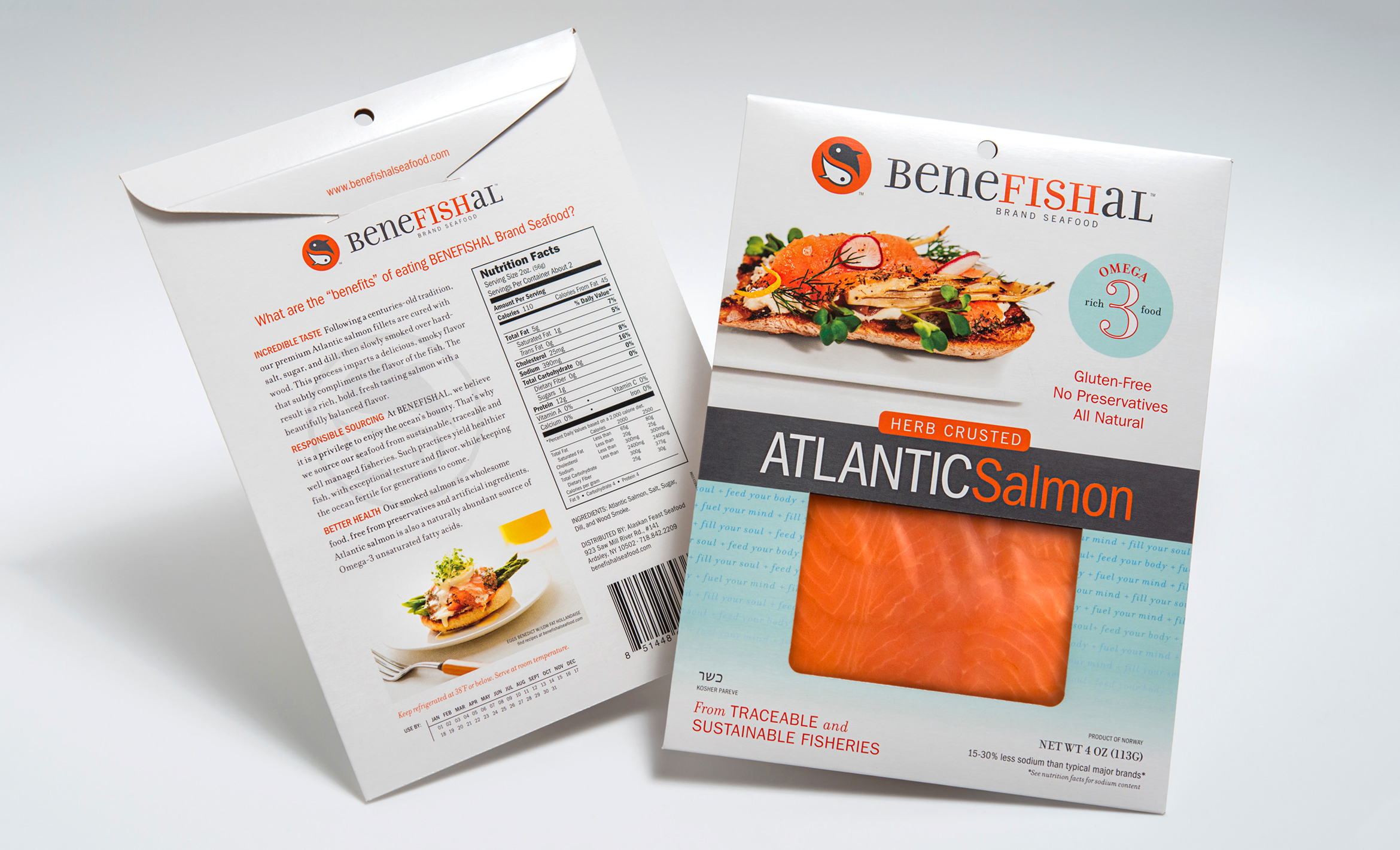 Benefishal Atlantic Salmon Packaging