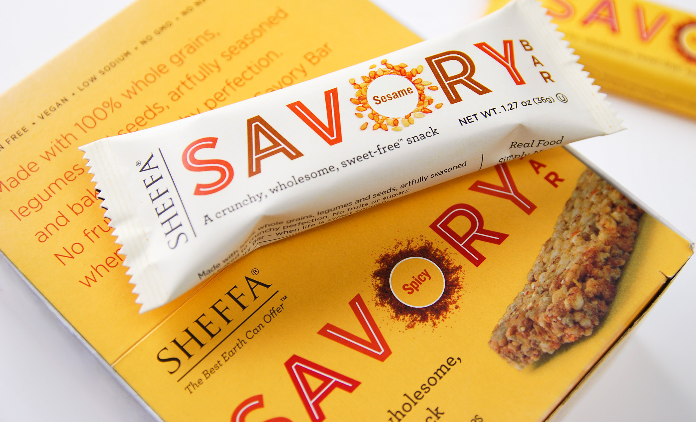 Sheffa Savory Bars Packaging